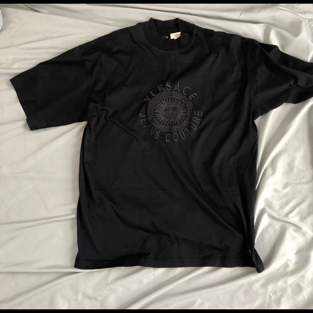 Vintage Auth Versace Medusa embroidery T-shirt M